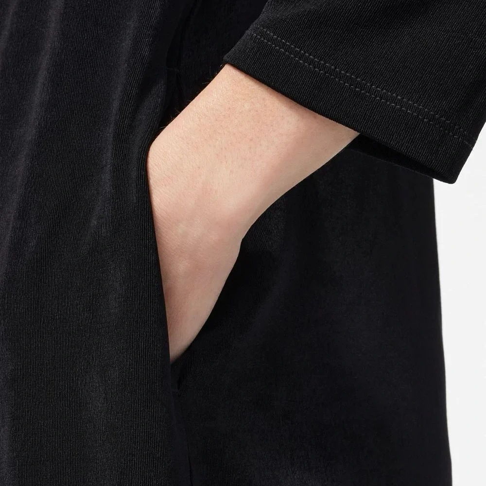 Chico’s Travelers Classic Long Knit Jacket Open Front Pockets Bracelet Sleeves